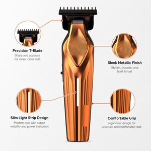 <span class=keywords><strong>Tondeuse</strong></span> à cheveux professionnelle électrique rechargeable MC-5635, facile à nettoyer, durable, intelligente, haute efficacité, performance constante - Product Image 2