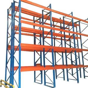 Système de rayonnage métallique pour entrepôt en acier densifié, rayonnage à palettes industriel à simple profondeur, rayonnage à palettes lourd - Product Image 1