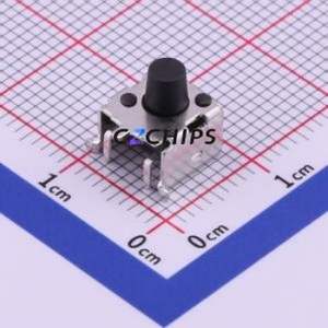 TS-1045-A7B3-D2 Tactile Switch SMD Switch Single Pole Single Throw Round Button 2.5N Horizontal Mount - Product Image 1