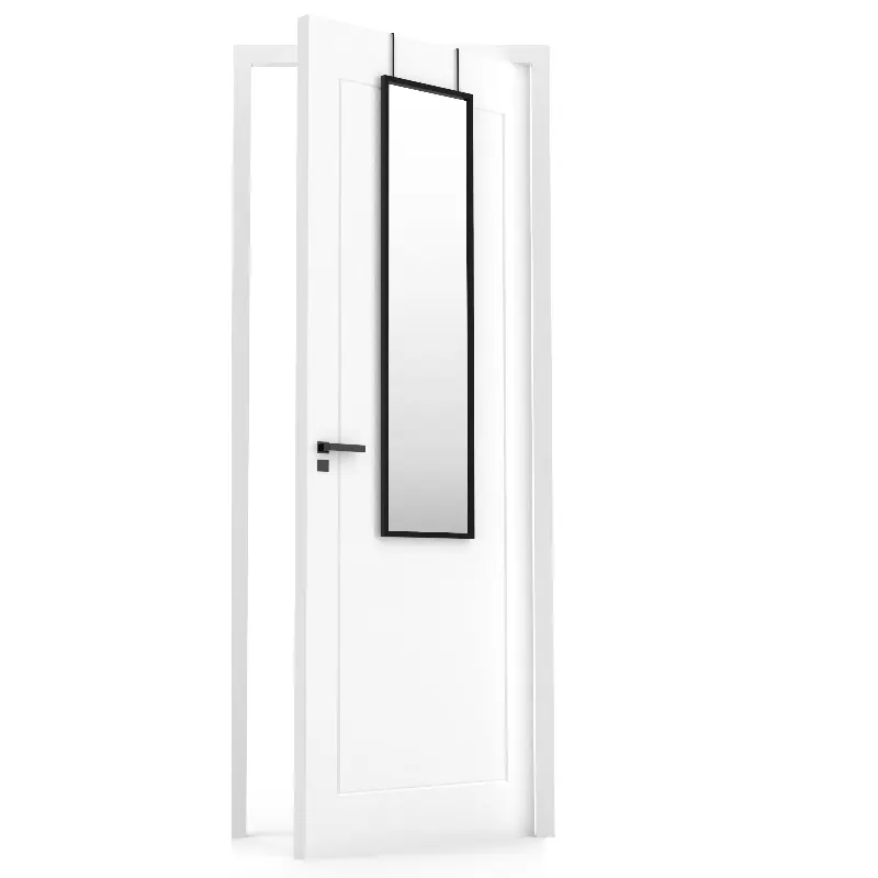 Новая индивидуальная оптовая продажа МДФ над дверной зеркальной рамой, украшенная зеркальной подвеской 47,2x13,2 дюймов