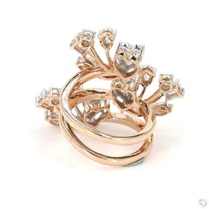 Exclusive Gold <b>Diamond</b> <b>Ring</b> for Women Premium Elegant Fine Jewelry Wedding Celebration Daily Fashion Wear - Product Image 6