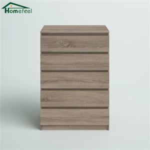 Modern Design Wooden <strong>Chest</strong> <strong>of</strong> <strong>Drawers</strong> Bedroom Living Room Hotel Office Storage Tall <strong>Thin</strong> 5 <strong>Drawer</strong> File Cabinet - Product Image 5