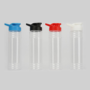 Bouteille d'eau transparente portable personnalisée de 700ml avec poignée verres en plastique réutilisables sans BPA pour <span class=keywords><strong>les</strong></span> sports de plein air et <span class=keywords><strong>les</strong></span> voyages - Product Image 3