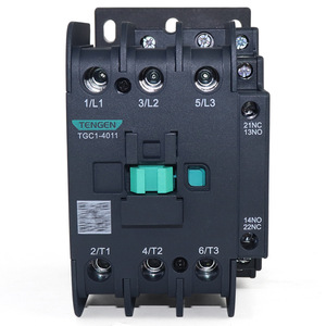 Contactor de CA Tengen TGC1-4011 de 50A trifásico para montaje en carril DIN - Product Image 3