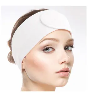 Sopurrrdy Nice quality custom logo terry cloth headband woman multifunctional spa headband for yoga and makeup