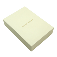 Boîte cadeau en carton rigide avec logo personnalisé, couvercle et base, logo en feuille d'aluminium, emballage de luxe texturé pour bijoux et produits électroniques