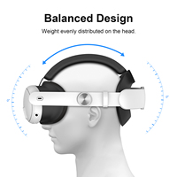 Convient Étendre confortable couvre-chef élite pour réduire le poids pour changer les accessoires de couvre-chef Pour OculusQuest 3 Head Strap