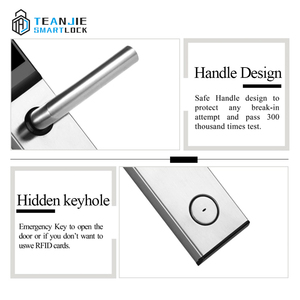 KHÁCH SẠN RFID thẻ kiểm soát truy cập thông minh khóa trong thép không gỉ nhôm gỗ cửa đám mây Bộ nhớ lưu trữ dữ liệu wifi SDK kết nối - Product Image 3