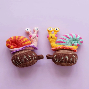 <span class=keywords><strong>2022</strong></span> nuovi animali Amigurumi personalizzati lumache all'uncinetto lumaca all'uncinetto - Product Image 2