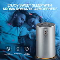 Diffuseur de parfum portable sans eau 5V 1A rechargeable avec éclairage LED et batterie pour voiture, camping-car et spa