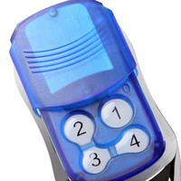 Télécommande de porte de garage numérique à 4 boutons avec affichage LED, code roulant, pour PTX4 433,92 MHz, en ABS