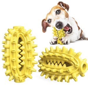 De goma <span class=keywords><strong>para</strong></span> Bola de limpieza de los dientes a la elasticidad TPR suave <span class=keywords><strong>perro</strong></span> juguetes <span class=keywords><strong>perro</strong></span> cepillo de dientes juguete palo Cactus forma - Product Image 2