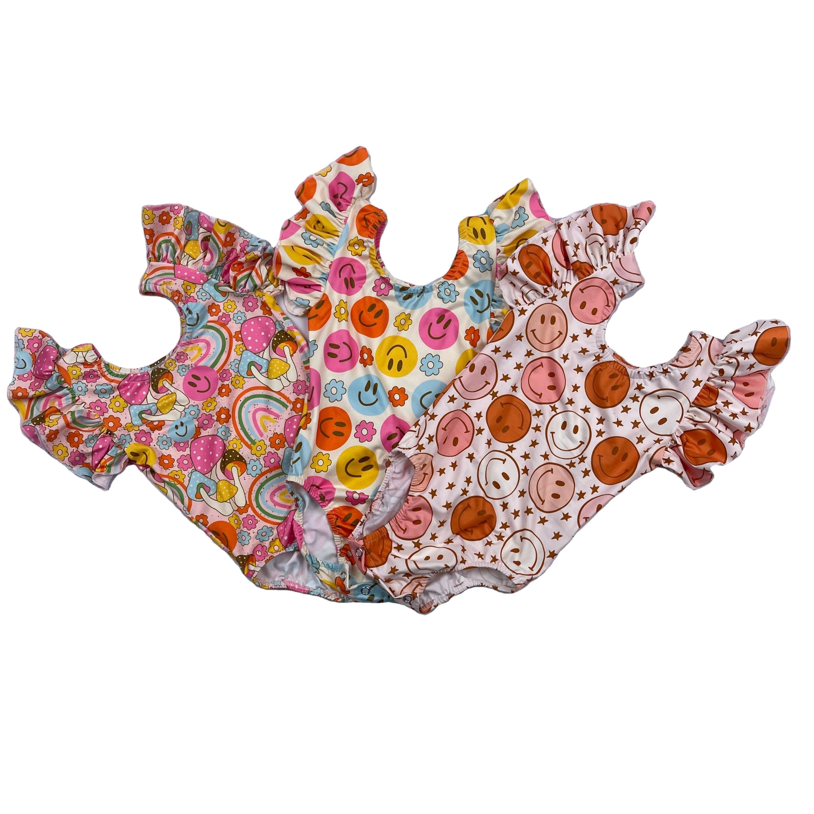 Детская танцевальная юбка с оборками