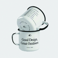 Mug en émail personnalisé de 350 ml, couleur personnalisée, logo personnalisé, design contemporain, grande capacité, compatible avec les aliments, lave-vaisselle et micro-ondes