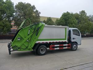 Il Camion Compattatore per Rifiuti da 6 Metri Cubi Prodotto in Cina Può Raccogliere Rifiuti in Contenitori da 240 Litri - Product Image 2