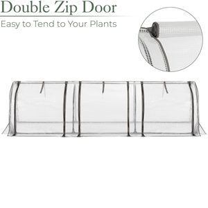 Nhà Máy Bán Hàng Trực Tiếp Mưa Bằng Chứng Lạnh Bằng Chứng Mini Nhà Kính Nhỏ Phát Triển Đường Hầm Cloche Vườn Polytunnel Nhà Kính - Product Image 2