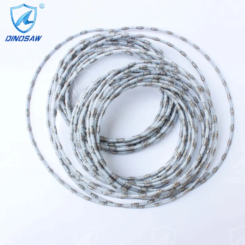 4.0 mét chân không brazed dây kim cương Saw Rope cho đá cẩm thạch mỏ cắt