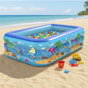 <span class=keywords><strong>Piscine</strong></span> gonflable de 1,5 m pour la maison et l'extérieur, <span class=keywords><strong>piscine</strong></span> pour enfants, matériau PVC durable et écologique - Product Image 3