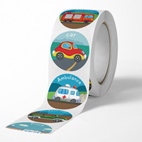 Étiquettes auto-adhésives, rouleau adhésif Logo étiquette autocollants papier étanche autocollants personnalisés autocollant adhésif étanche personnalisé