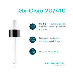 ฉลากแบบกำหนดเอง Grresheimer LS.915.015D ฝาเกลียวปิเปตแก้วกันน้ำแบบเป็นมิตรกับสิ่งแวดล้อมสำหรับผลิตภัณฑ์ดูแลผิว - Product Image 2
