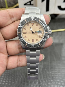 Reloj Mecánico Automático para Hombre, Diámetro 40 mm, Esfera Amarillo Claro, Equipado con Dandong 3135 - Product Image 1