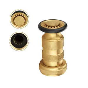 2-1/2" China suppliers brass fire nozzle