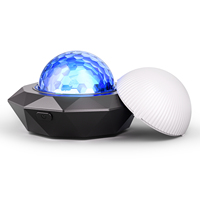 Mini RGB Disco-Kugel-Projektor USB-Aufladbare Disco-Kugel für Auto Musik-Soundaktivierte Mehrfarbige Disco-Zauberkugel-Lichter