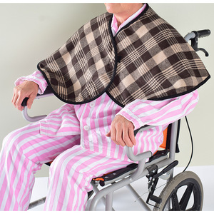 Châle isolant pour fauteuil roulant, couche en polaire épaisse, chaleur hivernale pour personnes âgées et enfants - Product Image 3