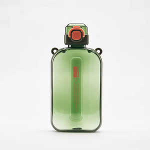 Unique Design Portable Rectangular <b>Plastic</b> Outdoor Sports Water Bottle 750ml Water Bottle for Student - Product Image 1