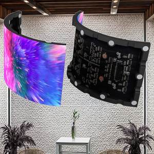 Écran <span class=keywords><strong>LED</strong></span> flexible polyvalent et convivial, écran <span class=keywords><strong>LED</strong></span> flexible pour extérieur, panneau <span class=keywords><strong>LED</strong></span> transparent pour l'affichage en magasin de détail - Product Image 1