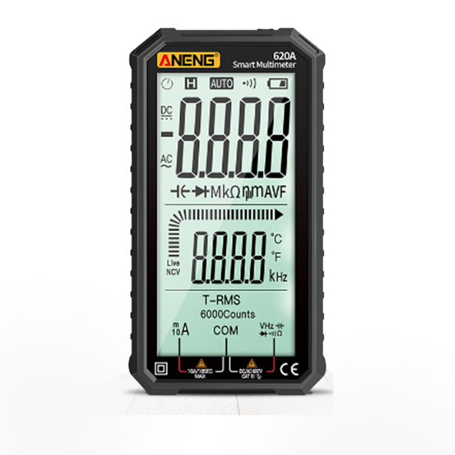 Hot Sale Multifunctional Digital Multimeters with LCD Display and Flashlight for Multitasking