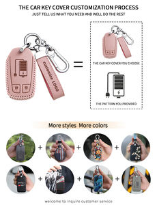 Housse de clé de voiture en cuir personnalisée adaptée à <span class=keywords><strong>Fiat</strong></span> 500 500C 500L 500X RAM Promaster <span class=keywords><strong>Porte</strong></span>-clés personnalisé Mode <span class=keywords><strong>Fiat</strong></span> 127 Cow Butler - Product Image 6