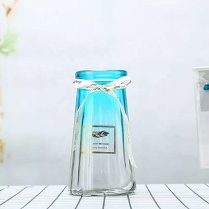 Style moderne créatif coloré vase <span class=keywords><strong>en</strong></span> <span class=keywords><strong>verre</strong></span> bouteilles <span class=keywords><strong>pour</strong></span> mariage - Product Image 5