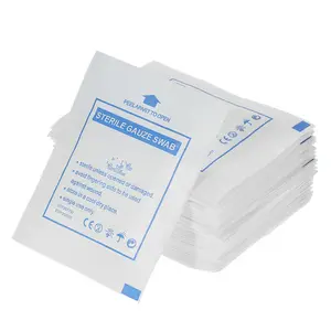 2022 Package Update X-ray Detectable 6 Layer Sterile Cotton Gauze Swab 5x5cm 8ply