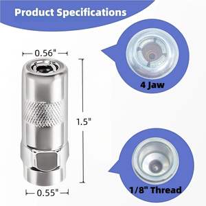 Boquillas de engrase de alta presión para pistolas inalámbricas M12, reemplaza al acoplador <span class=keywords><strong>Milwaukee</strong></span> <span class=keywords><strong>M18</strong></span> 49-16-2649 OLIVER - Product Image 3