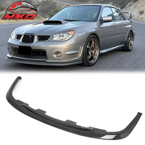 Compatible con Subaru Impreza WRX 2006-2007, Labio de Parachoques Delantero en Negro Brillante - Product Image 1