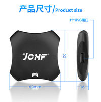 Boîtier convertisseur pour manettes de jeu Switch, Xbox, PS4, PS3 avec adaptateur clavier et souris