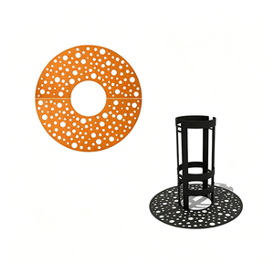 Rejilla Metálica Moderna para Árboles, Adorno de Jardín para Exteriores, Resistente a la Intemperie, con Recubrimiento en Polvo, Decoración Independiente - Product Image 2