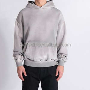 เสื้อมีฮู้ดผ้าหนาคลุมไหล่สำหรับทุกเพศเสื้อผ้าแนวสตรีทผ้าคอตตอนผ้า100% เทอร์รี่ฟอกสีได้ - Product Image 6