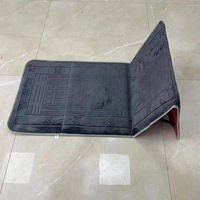 Tapis de prière islamique pliable avec dossier, fabriqué en Chine