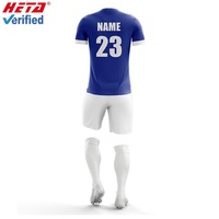 Nuevo Modelo de Camiseta de Fútbol Sublimada de Manga Corta con Estampado de Calidad Tailandesa, Jersey de Fútbol Personalizado