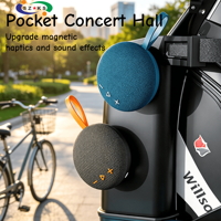 Nouveau Mini Haut-Parleur Magnétique Bluetooth 2026 en Tissu, Étanche, Portable, Sans Fil, avec Batterie Intégrée 600 mAh, Son Stéréo 6W pour l'Extérieur