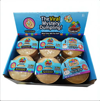 12 pièces/boîte – Jouet Squishy Créatif en Forme de Dumpling – Boîte Mystère Virale – Balle Anti-Stress à Remontée Lente et Douce pour Enfants et Adultes