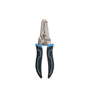 Herramienta de crimpado profesional FIXTEC, alicate multifunción de 7 pulgadas para crimpado y pelado de cables, modelo FHWS007. - Product Image 1