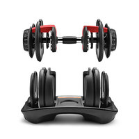 Ensemble d'haltères réglables en fonte, haltères de musculation, équipement de musculation, poids libres, 50kg