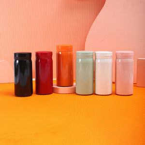 Gobelet isotherme à double paroi personnalisé, petite capacité, en acier inoxydable, mini bouteille d'eau isolée, couleur unie, durable - Product Image 2