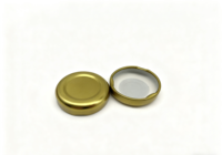 Tapa de Metal de Hojalata Impresa de 38mm, Grado Alimenticio, Rosca Desprendible, Antifugas, a Prueba de Niños, Ecológica, Fácil Apertura, para Cosméticos