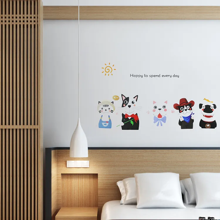 60*90cm Home Decoration Kids Room Cartoon Decorative Self-Adhesive Wall Stickers