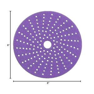Discos de Lijado en Seco Morados de Dureza Media, Grosor de 1 mm, 6\" (150 mm), OEM Personalizable, Papel de <span class=keywords><strong>Lija</strong></span> Metálico - Product Image 2