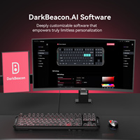 Teclado Mecánico Silencioso con Cable Blade 87 Keys Negro, Diseño ANSI, Retroiluminación RGB, Programable para Juegos, USB-C